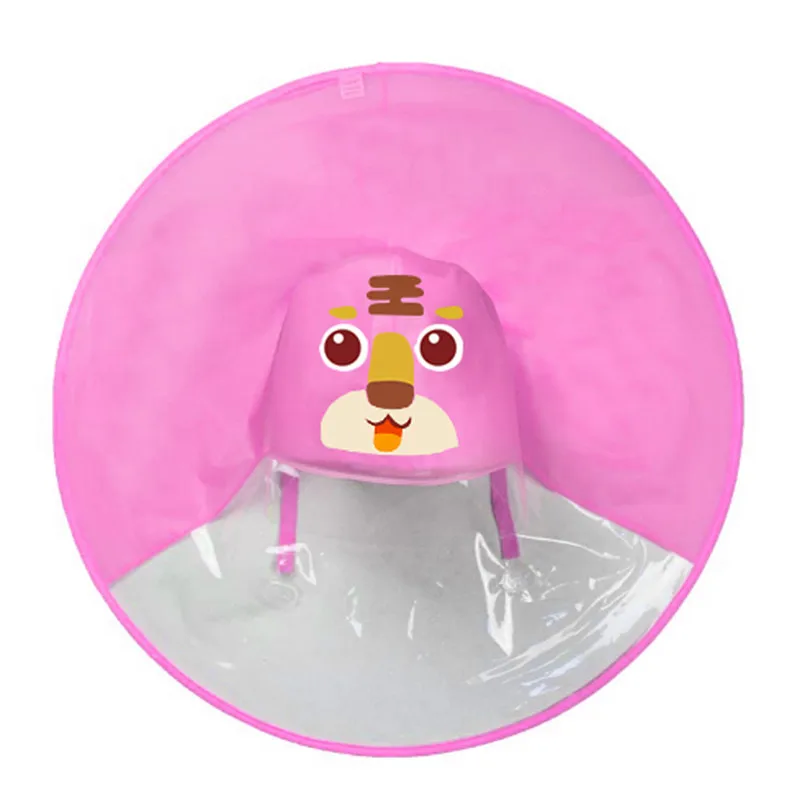 Детский плащ-дождевик с изображением утки из мультфильма; плащ-зонтик; плащ в форме НЛО; Забавный плащ; Лидер продаж ; защита детей от дождя;#0523