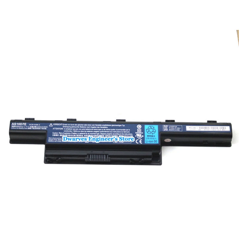 Оригинальный аккумулятор AS10D7E для Acer Aspire 4333 4339 4349 Travelmate 8473 8473T AS10D3E AS10D5E 11 1 V 6000mAh