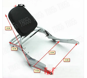

Backrest Sissy Bar Luggage Rack For Honda Steed VLX600 VLX 600 All Year