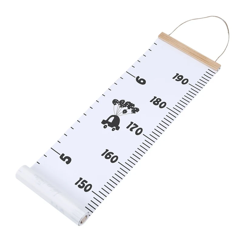 HOT-Nordic Style Baby Child Kids Height Ruler Kids Growth Size Chart Height Measure Ruler For Kids Room Home Decoration Art Or