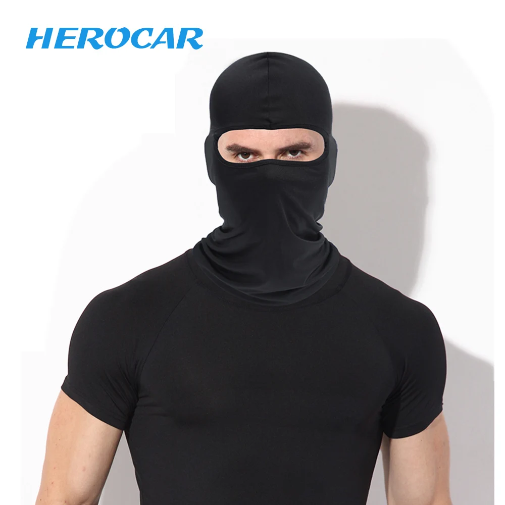 HEROBIKER, новинка, летняя маска, Балаклава, мотоциклетная маска для лица, Спортивная маска для лица, Байкерская маска для лица, мотоциклетная маска с капюшоном, Ветрозащитная маска