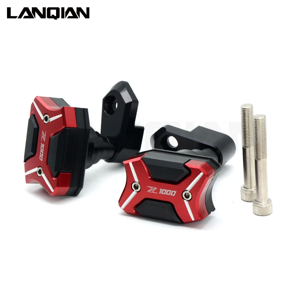 

Aluminum Engine Guard Pad Motorcycle Side Motorcycle Frame Crash Pads Engine Case Sliders Protector For Kawasaki Z1000 2015-16