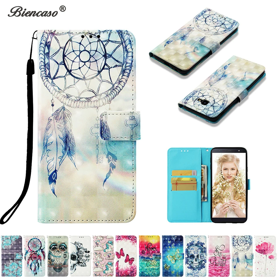 

Card Slot Wallet Flip Case For Samsung Galaxy S10 S9 Plus J4 Core J7 Duo J6 J3 J8 A6 A7 A8 A9 J2 Pro 2018 Grand Prime Pro Cover