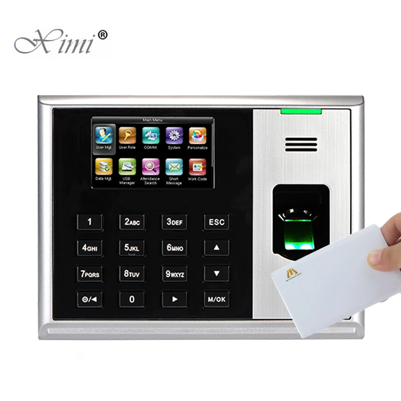 

ZKteco S30 TCP/IP Biometric Fingerprint Time Attendance With 13.56MHZ MF IC Card Reader Fingerprint Time Recording Time Clock