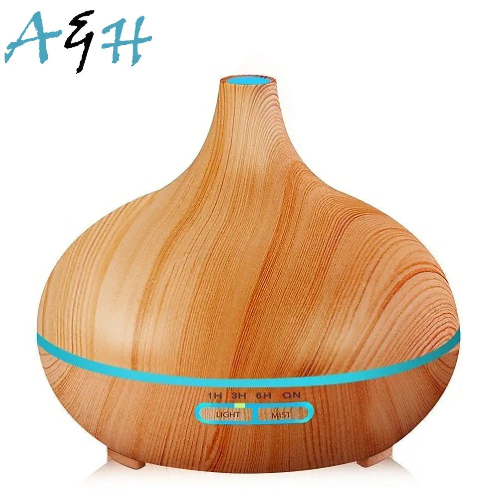

Aroma Aroma 300ml Diffuser Oil Electric Air for Lamp Maker Home-Wood Humidifier Mist Aromatherapy Diffuser Essential