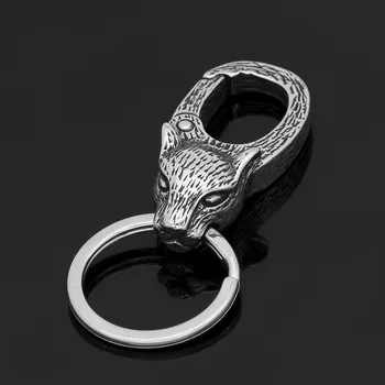 

VikingCeltic 316L stainless steel leopard animal keychain
