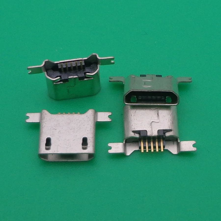 30pcs Micro USB 5P 5-pin Mini Jack Connector Tail Charging socket v8 port plug dock 5pin | Обустройство дома
