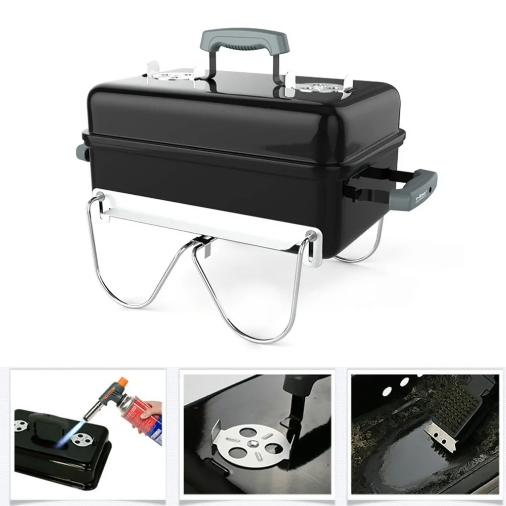 

AOTU Outdoor Portable Charcoal Barbecue Stove Cooker Folding For Camping Picnic Patio Garden Party Furnace BBQ Grills Tools
