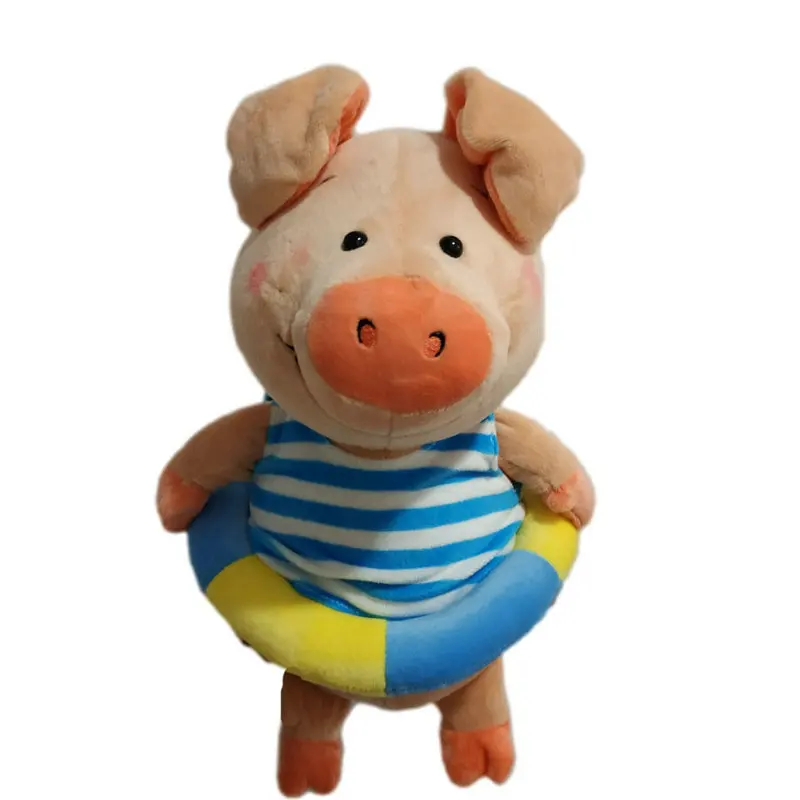 Candice guo милая плюшевая игрушка, мягкая кукла, wibbly piggy, купальник, купальный костюм, круг, подарок на день рождения, рождественский подарок, 1 шт