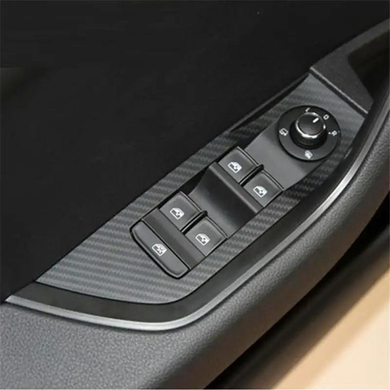 

Steering Wheel Control System Gear Interior Excent Decorative Auto Car Styling Parts Mouldings 16 17 18 19 FOR Skoda Superb