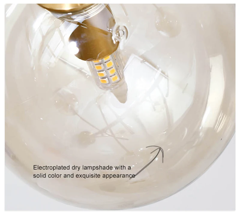 IKVVT Mordern G9 Ретро подвесные светильники золотой прозрачный стеклянный креативный светильник для кухни, столовой, светильники, освещение