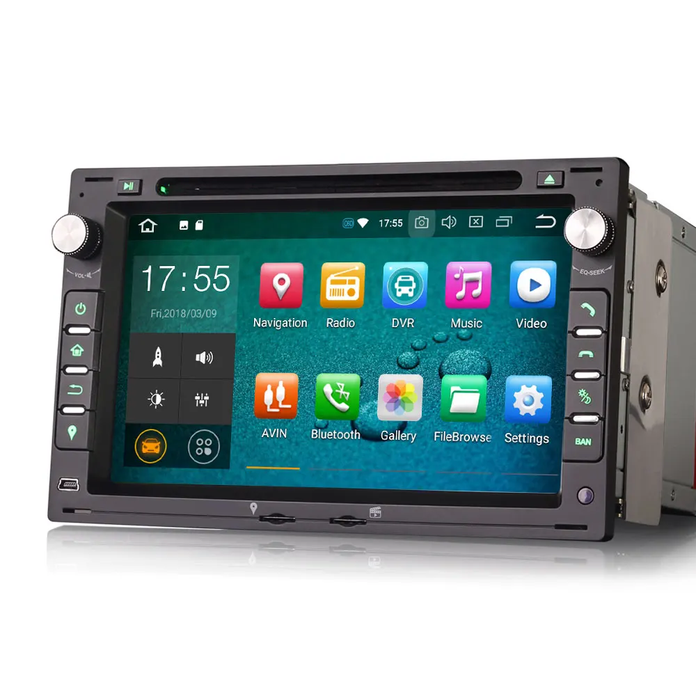 Perfect 7" Android 9.0 OS Car DVD Multimedia GPS Radio for Seat Alhambra 1996-2008 & Seat Arosa 1997-2004 & Seat Cordoba 6L 2002-2008 3
