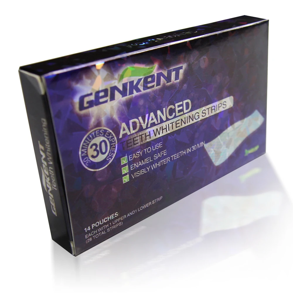 Genkent 14 Packs Oral Hygiene Teeth Whitening Strips Professional