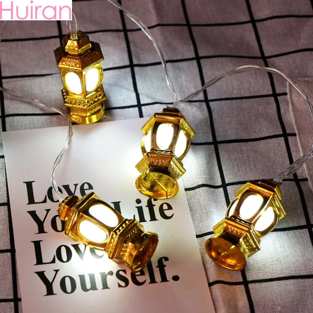 

Huiran 165cm Eid Oil lamp Warm White Islamic Decoration Led Light Eid Mubarak Decoration Ramadan Kareem Decor Party Supplies