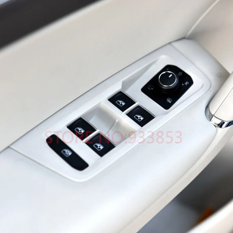 

STYO Car ABS Chrome interior door armrest cover for LHD VW Touran 2016 -2018