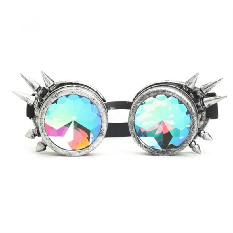 

Steampunk Sunglasses Male Female Vintage Style 6 Corners Steampunk Kaleidoscope Sunglasses Party Goggles