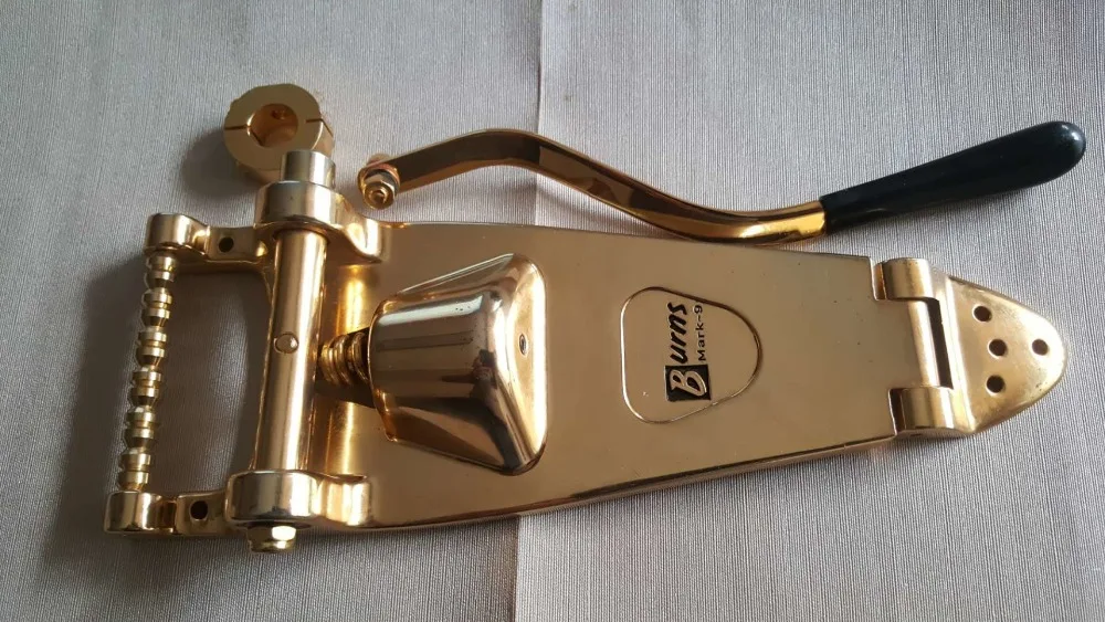 Burn 3 Vibrato/ gretsch tailpiece Gold duo astro sparkle jet corvette bigsby|Детали и аксессуары для гитар| |