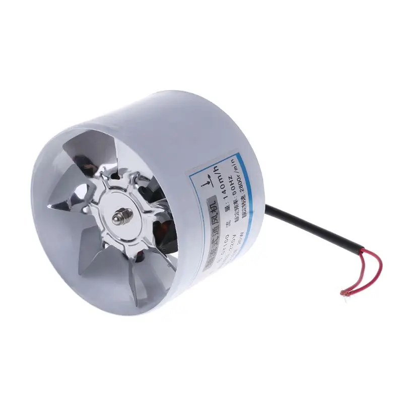 

4 Inch Duct Air Ventilator Wall Window Pipe Exhaust Fan Metal Exhauster Ceiling Ventilation Fans Blower JAN07 Dropship
