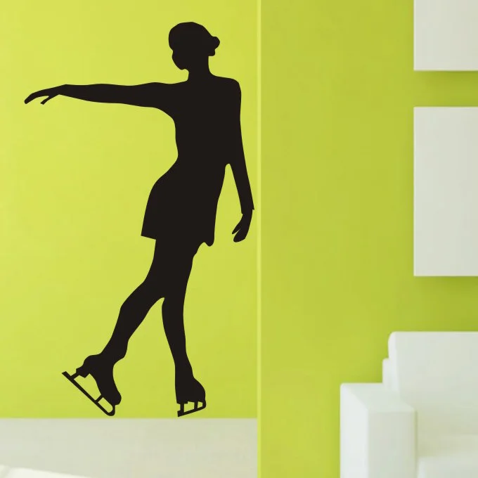 Ice Dance Sports Skating Ice Dance Skate Wall Stickers Wall Decal Decal Home Decor