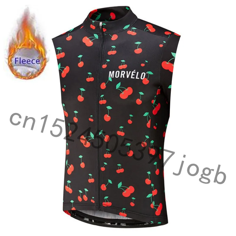 Новинка 2019 зимний теплый мужской жилет MORVELO PRO TEAM без рукавов для велоспорта