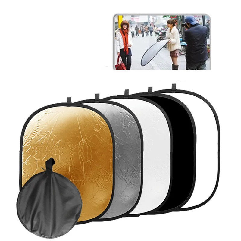 GODOX FT05 60*90cm 5in1 Collapsible Light Reflector Disc photo studio