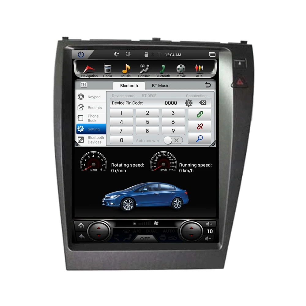 GreenYi Quad Core 12 1 &quotвертикальный экран 2G RAM Android 6 0 Автомобильный DVD Fit Lexus ES/250/ES300/ES350 2006