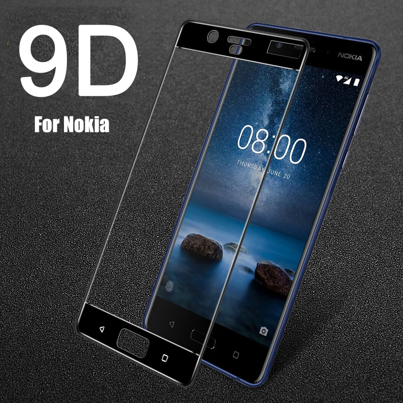 9D полностью наклеиваемая поверхность Защитное стекло для Nokia детей возрастом 2 3 5