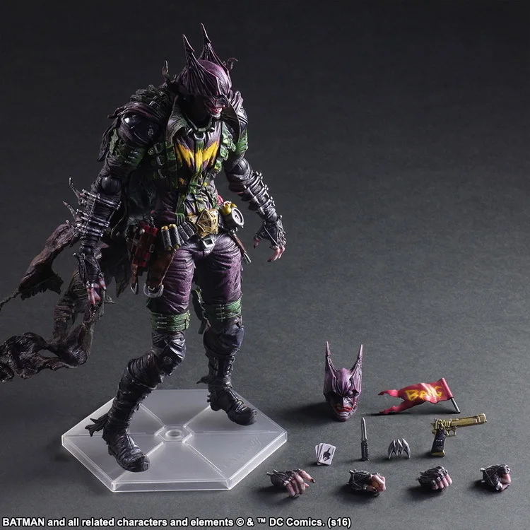 DC COMICS VARIANT PLAY ARTS KAI BATMAN Rogues Gallery The Joker PVC Action Figure Collectible Model