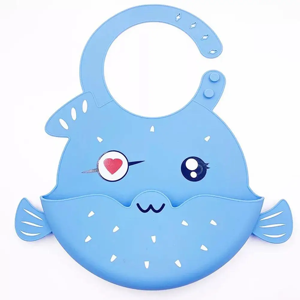 Kidlove 1 шт. дети ребенок 3D мультяшный в виде животных водонепроницаемый мыть Бесплатные силиконовые нагрудники