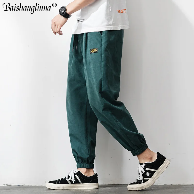 Baishanglinna Summer Harem Pants Mens 2019 Hip Hop Solid Color Casual Joggers Sweatpants Trousers Male Streetwear Baishanglinna Summer Harem Pants Mens 2019 Hip Hop Solid Color Casual Joggers Sweatpants Trousers Male Streetwear