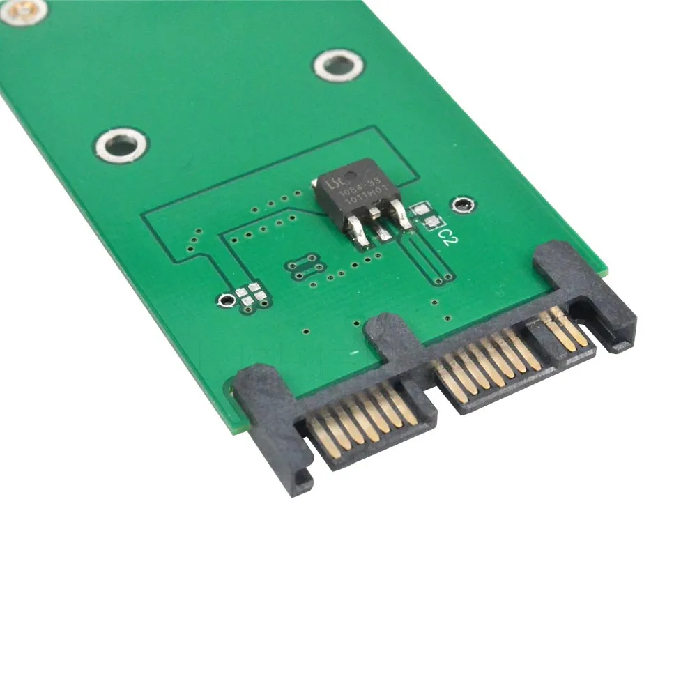 Kebidu новейший msata к MSata PCI E Экспресс SSD 1 8 до 2 5 Micro SATA HDD конвертер Mini sata Sata