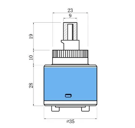 Top high quality Durable 35mm or 40mm faucet ceramic cartridge famous Spain brand SEDAL