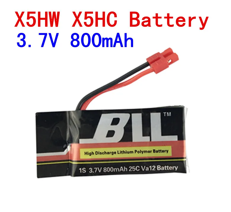 3 7 V перезаряжаемая литиевая батарея 800mAh для Syma X5HW X5HC вертолет на дистанционном