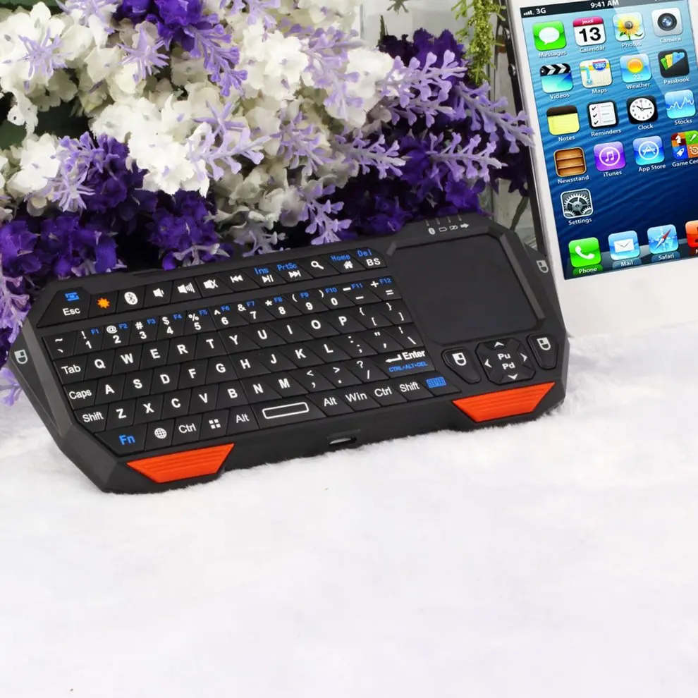 

10PCS Mini Wireless Bluetooth 3.0 Keyboard Mouse Touchpad for Windows for Android for iOS