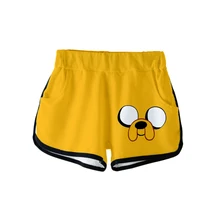 Frdun Tommy время приключений Короткие штаны Америка Горячая мультфильм Высокое качество Oversize повседневное мягкие крутые растения мужской летн