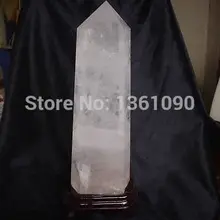 Xd j00169 ОГРОМНЫМИ ПРИРОДНЫМИ РАДУГА ЯСНО КВАРЦЕВЫЙ ТОЧКА ИСЦЕЛЕНИЕ+ Подставка