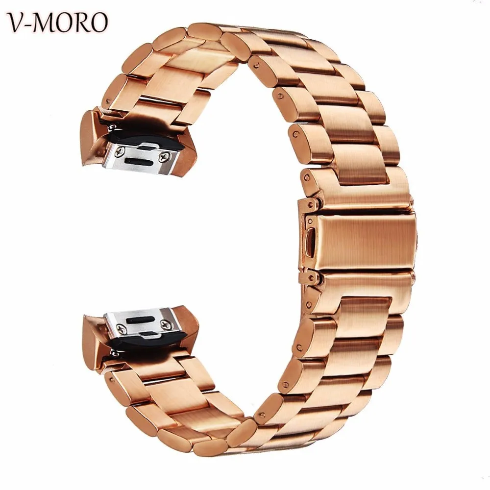 V Moro 2017 New Wristband Gear S2 BANDS And Adapters Solid Stainless