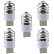 E27 для G9 5 шт держатели-преобразователи для ламп переходник для цоколя конвертер для Светодиодный свет лампа небольшой держатели-преобразователи для ламп