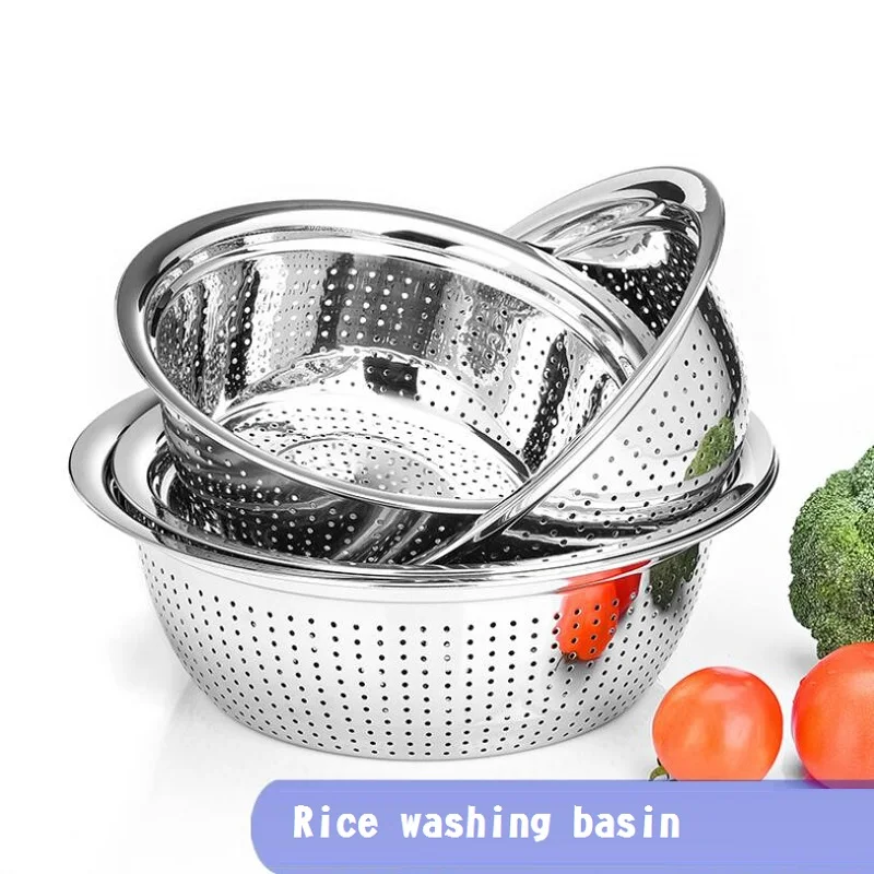 1 pcs good quality 304 stainless steel sieve Rice sieves Multipurpose