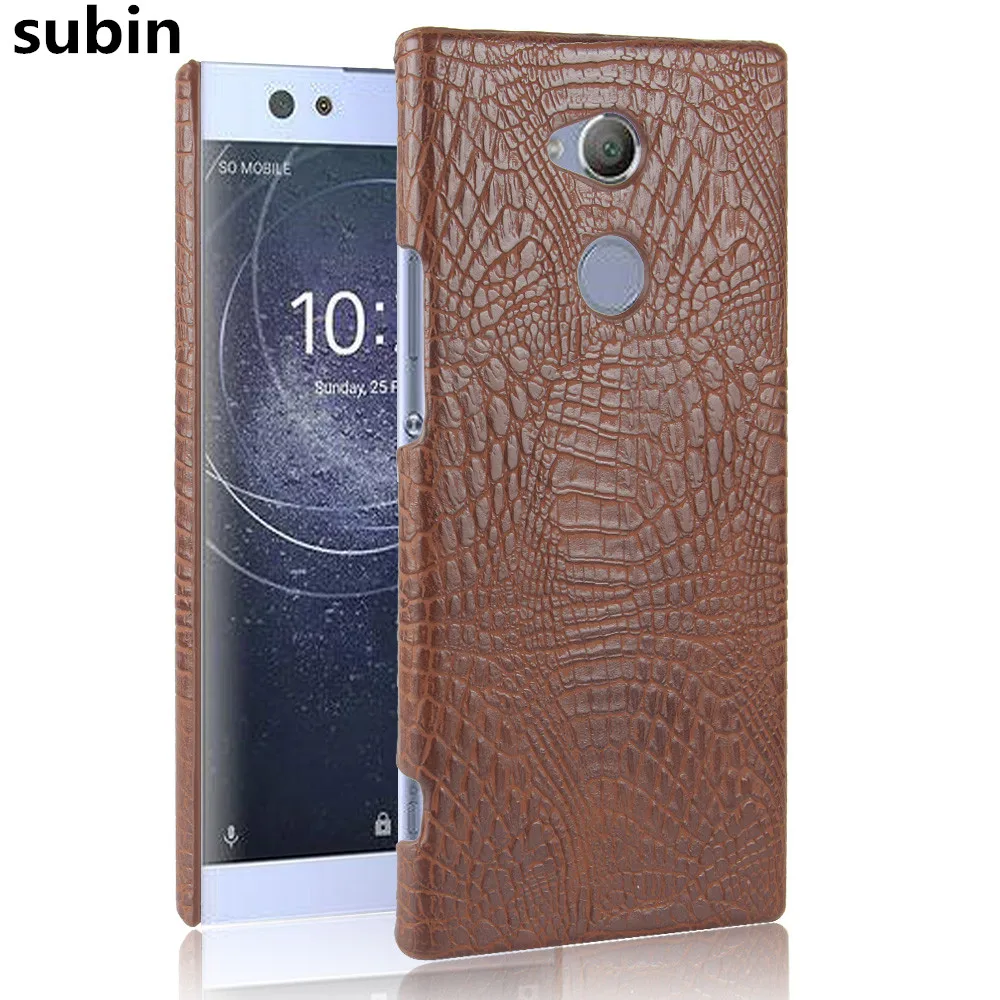 

For Sony Xperia XA2 Ultra 6.0inch Case Luxury Retro Crocodile Leather Hard Cover For Sony Xperia XA2 Ultra Dual H4233 Phone Case