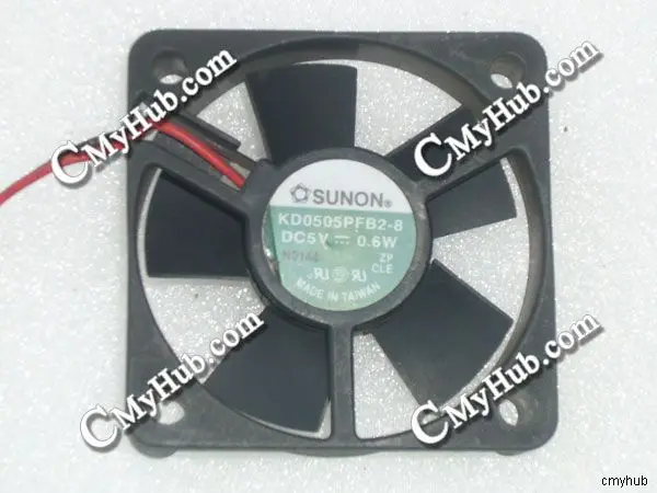 Для SUNON KD0505PFB2 8 DC5V 0 6 W 5010 5 см 50 мм 50x50x10 2-контактный Вентилятор охлаждения |