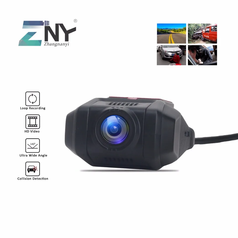 ZNY автомобиль USB DVR ночное видение фронтальная камера цифрового видео регистраторы для Android 8,0/7,1 CMOS HD DVD стерео плеер