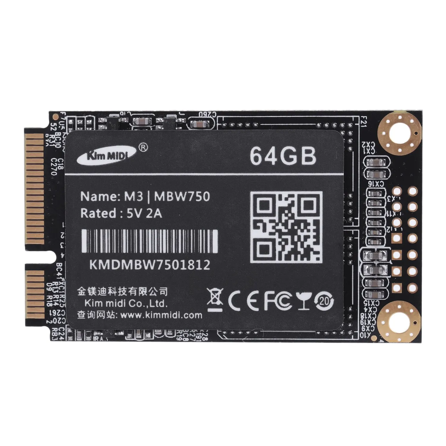 Kimmidi 1,8 дюймов Msata Msata3 Ssd самая конкурентоспособная серия Внутренний твердотельный диск Ssd жесткий диск для ноутбука ПК