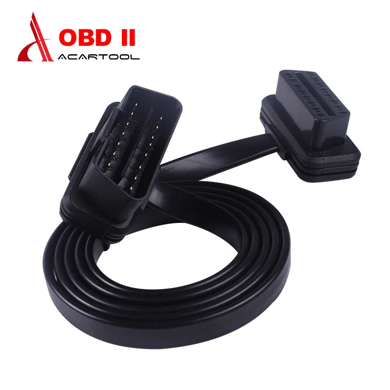 Odb кабель 60/100 см L образный локоть автомобильный Удлинительный ODB2 16 контактный