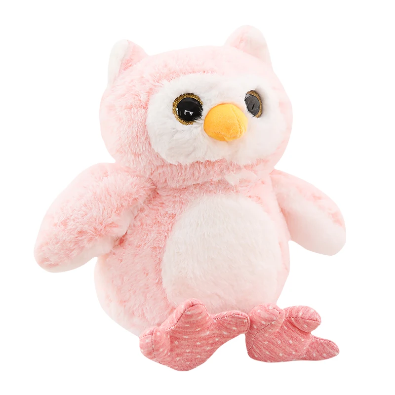 

30cm 40cm 50cm stuffed wild animal pink and grey owl plush toys with big dreamy eyes wonderful gifts for children birthday