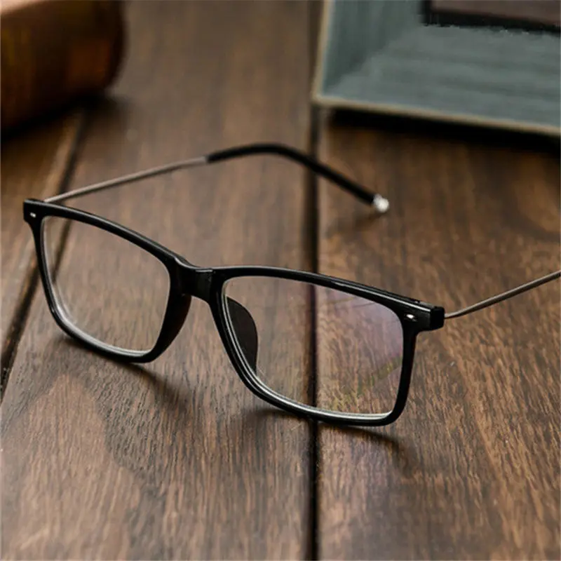 

Oulylan Myopia Glasses Men Women Black Myopic Eyeglasses Short sighted Eyewear Diopter Glasses +1.0 1.5 2.0 2.5 3.0 3.5 4.0