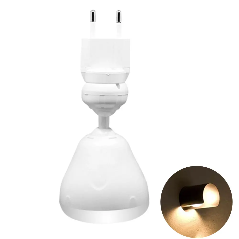 

Garage Corridor Motion Sensor Bathroom LED Bulb Lamp Night Light Detector 360 Degree Rotatable PIR Plug In Infrared