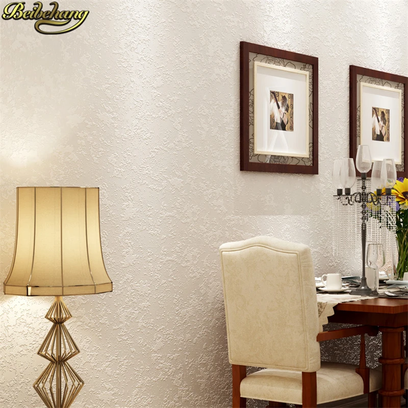 beibehang Modern minimalist solid wall paper room silicone bath mud 3D wallpaper bedroom living room background home decor