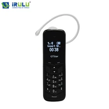 Irulu gt bm50 разблокирована мобильного телефона bluetooth mini bluetooth dialer 0.66 дюймов с hands free gsm sim-карты