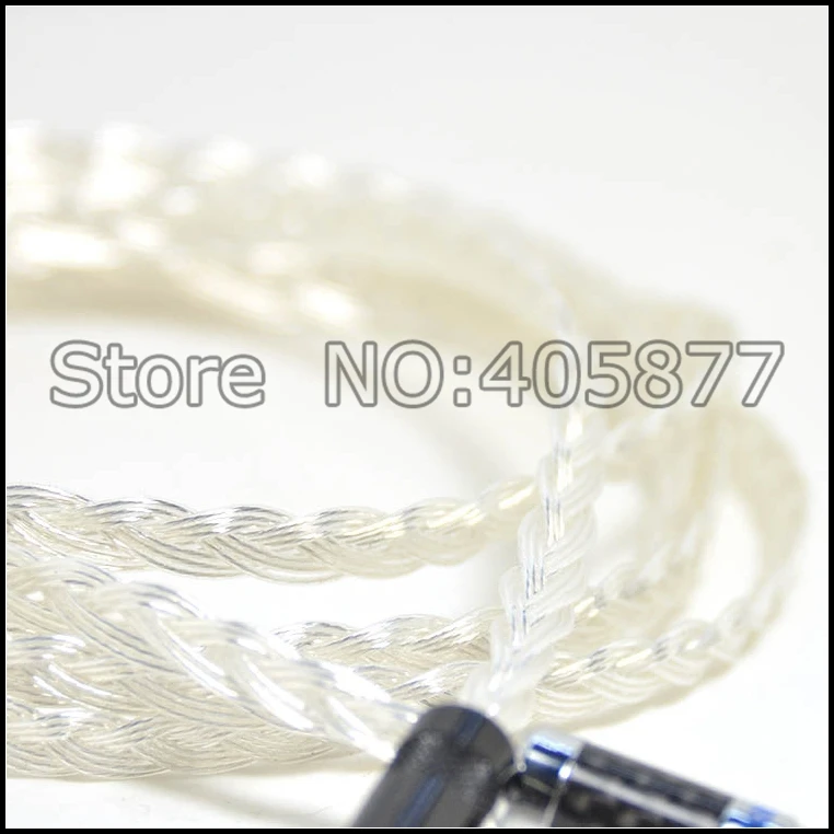 Pair High perfomance silver plated extension audio headphone cable 3 5MM male to female audio cable